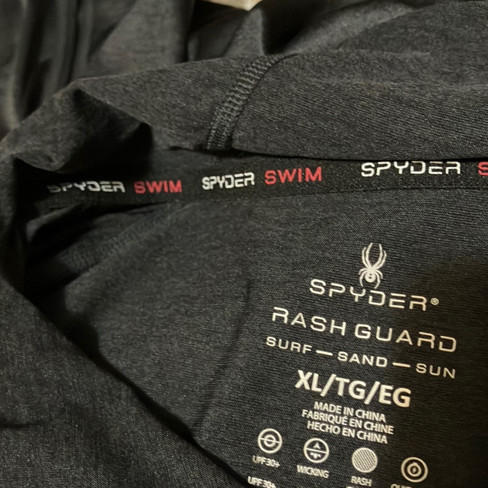 Spyder Black Rash Guard - Picture 2 of 7